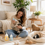 Anti-Choke Soft Silicone Nursing Bottle (For Newborn Puppies & Kittens)