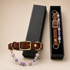 Astrology-Inspired Crystal-Beaded Adjustable Pet Collar