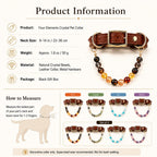 Astrology-Inspired Crystal-Beaded Adjustable Pet Collar