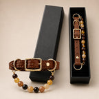Astrology-Inspired Crystal-Beaded Adjustable Pet Collar