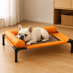Breathable Mesh & Wipe-Clean Elevated Dog Cot