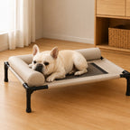 Breathable Mesh & Wipe-Clean Elevated Dog Cot