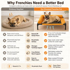 Breathable Mesh & Wipe-Clean Elevated Dog Cot