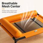 Breathable Mesh & Wipe-Clean Elevated Dog Cot