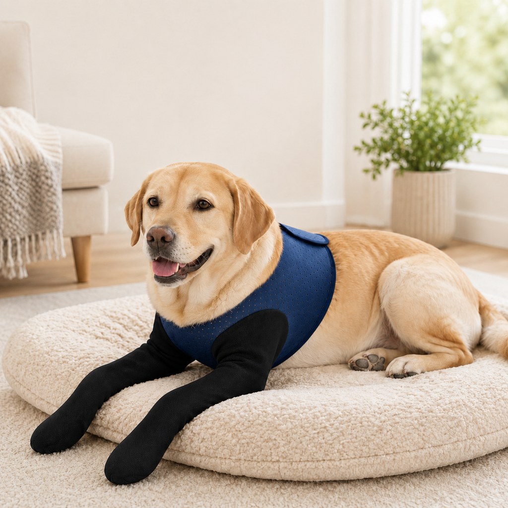 Cone-Free Breathable Dual Front-Leg Recovery Sleeves (Pair)
