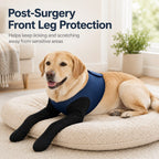 Cone-Free Breathable Dual Front-Leg Recovery Sleeves (Pair)