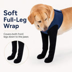 Cone-Free Breathable Dual Front-Leg Recovery Sleeves (Pair)
