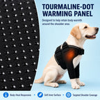 Contoured Warming Neoprene Dog Shoulder Brace (Single-Leg Sleeve)