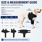 Contoured Warming Neoprene Dog Shoulder Brace (Single-Leg Sleeve)