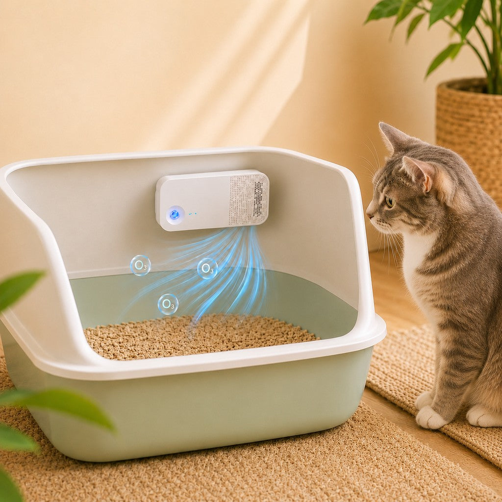 Cordless Auto-Sensing Dual-Mode Litter Box Deodorizer