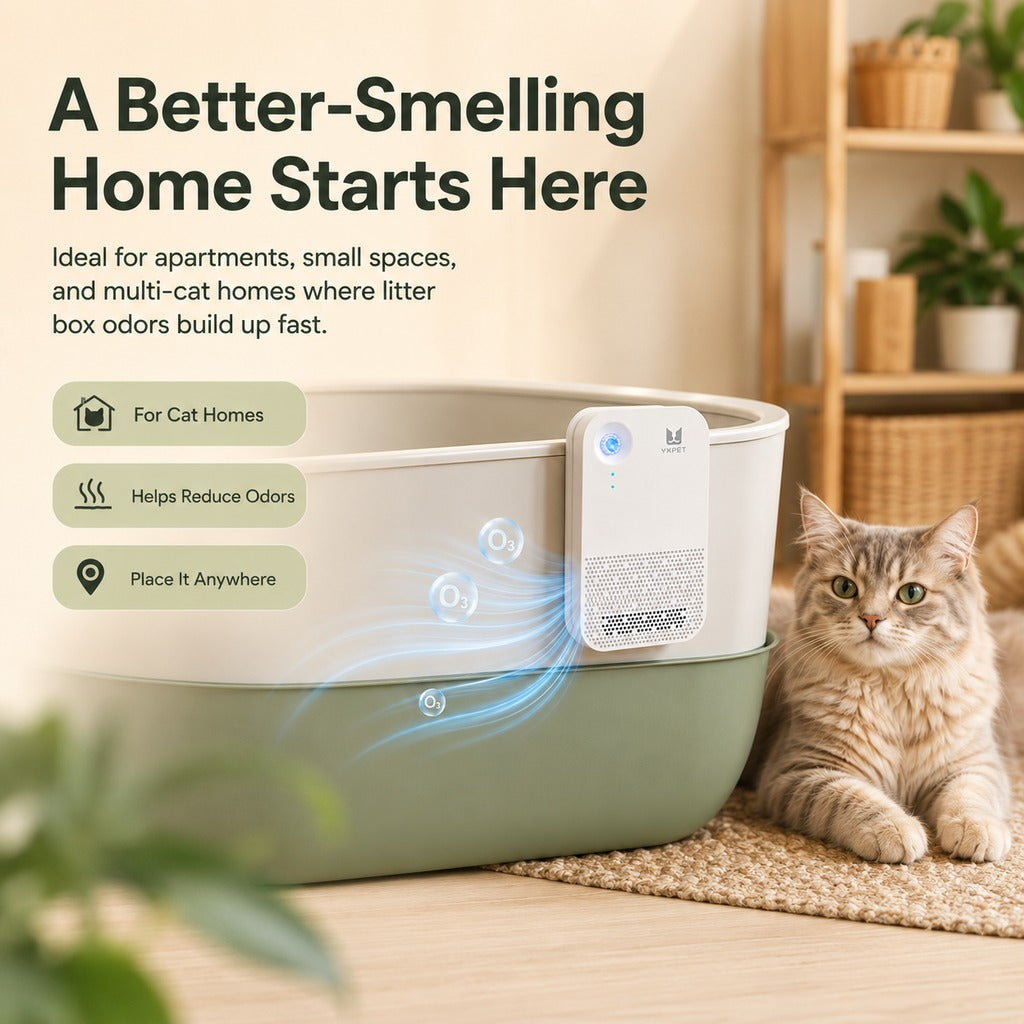 Cordless Auto-Sensing Dual-Mode Litter Box Deodorizer