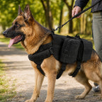 Detachable MOLLE Pouches & Breathable Mesh Dog Backpack Harness
