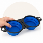 DogBedHouse 2-In-1 Collapsible Travel Bowl (Hangable)