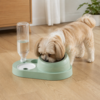 DogBedHouse 2-in-1 Feeder & Waterer Pet Bowl (Partitioned Tank)