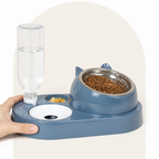 DogBedHouse 2-in-1 Feeder & Waterer Pet Bowl (Partitioned Tank)