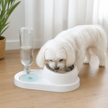 DogBedHouse 2-in-1 Feeder & Waterer Pet Bowl (Partitioned Tank)
