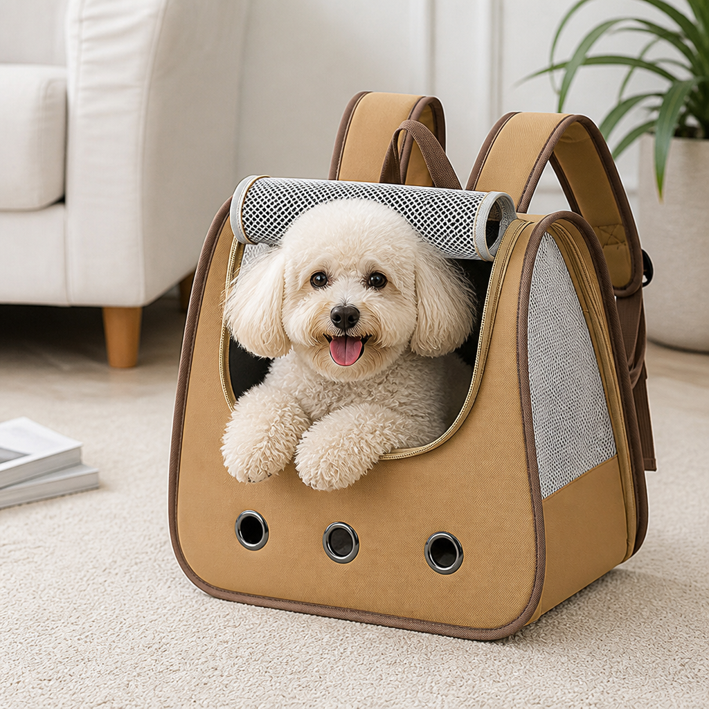 DogBedHouse 270° Panoramic Window Foldable Lightweight Pet Backpack