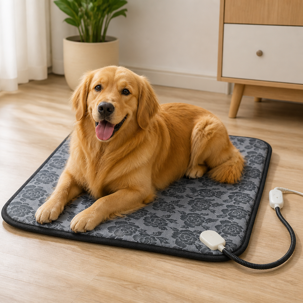 DogBedHouse 3-Level Temperature & Waterproof Pet Heating Pad