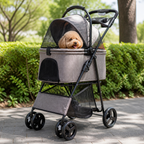 DogBedHouse 3-in-1 Waterproof & All-Terrain Pet Stroller (Removable Carrier)