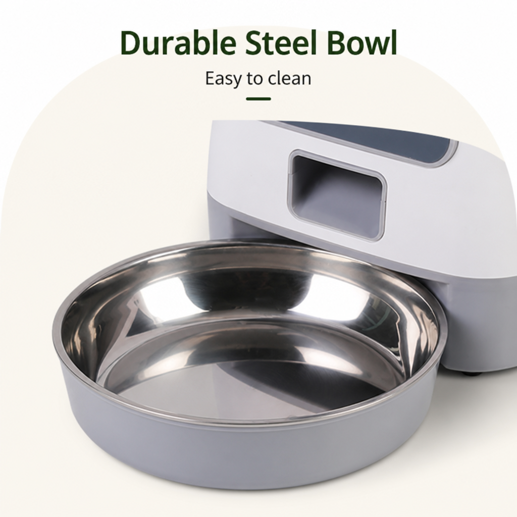 DogBedHouse 3.5L Timed Voice Recorder Pet Feeder