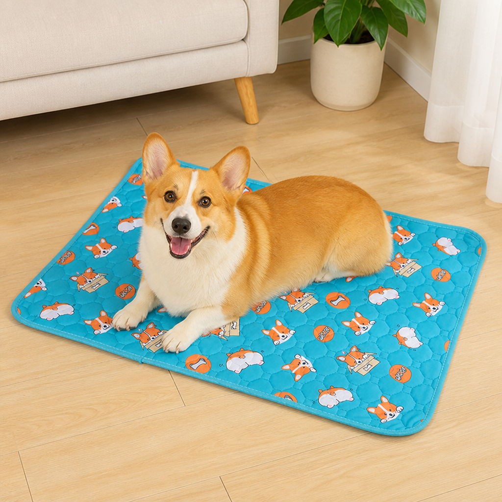 DogBedHouse 4-Layer Ultra Absorbent Waterproof Non-Slip Pet Mat
