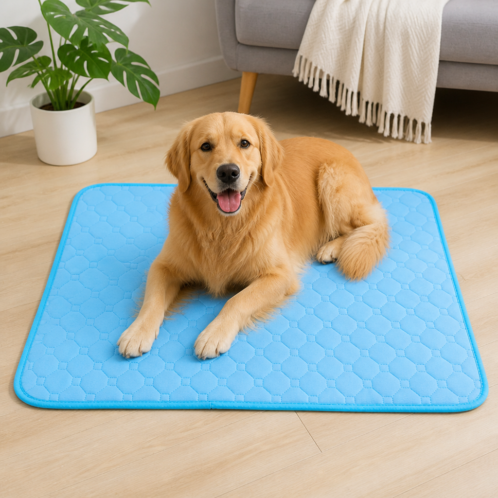 DogBedHouse 4-Layer Ultra Absorbent Waterproof Non-Slip Pet Mat