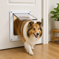 DogBedHouse 4-Way Locking & Self-Closing Pet Door