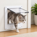 DogBedHouse 4-Way Locking & Self-Closing Pet Door