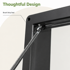 DogBedHouse 4-Way Locking Weatherproof Pet Door