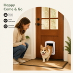 DogBedHouse 4-Way Locking & Weatherproof Pet Door