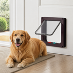 DogBedHouse 4-Way Locking Weatherproof Pet Door