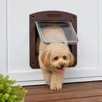 DogBedHouse 4-Way Locking & Weatherproof Pet Door