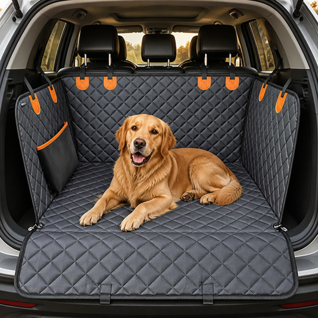 DogBedHouse 600D Heavy-Duty Scratch-Proof & Nonslip Car Seat Cover Hammock