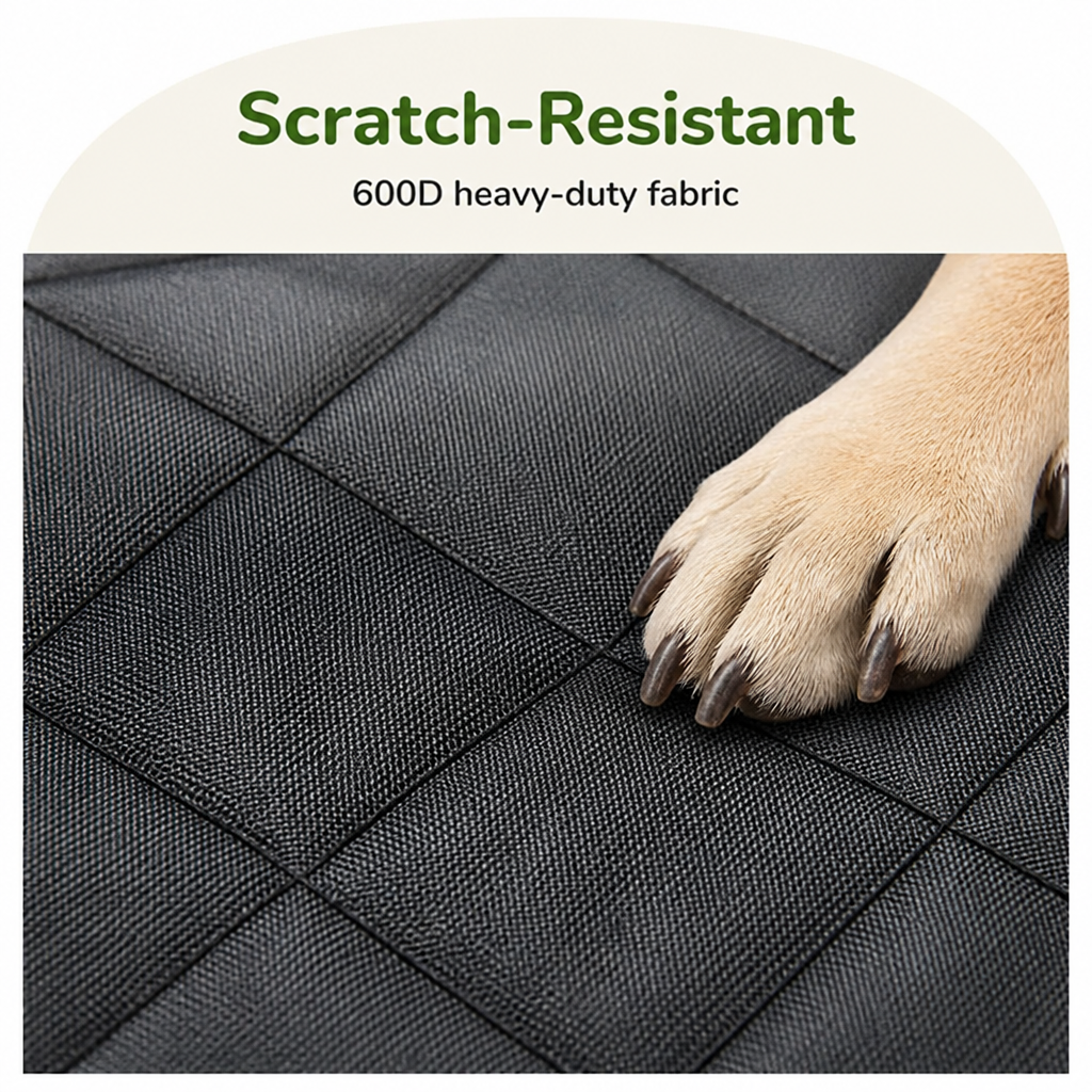 DogBedHouse 600D Heavy-Duty Scratch-Proof & Nonslip Car Seat Cover Hammock