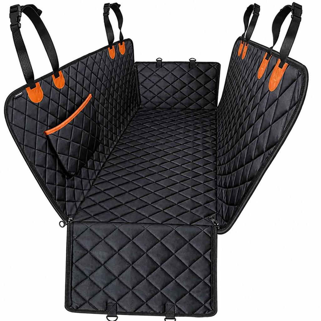 DogBedHouse 600D Oxford Waterproof Dog Car Seat Cover