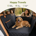 DogBedHouse 600D Oxford Waterproof Dog Car Seat Cover