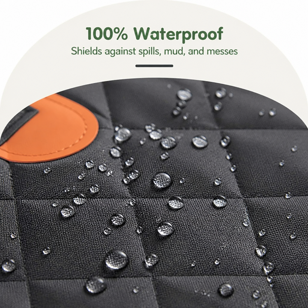 DogBedHouse 600D Waterproof Convertible Car Seat Cover