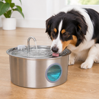 DogBedHouse 7L Stainless Steel & Filtered Pet Water Fountain