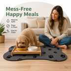 DogBedHouse Absorbent Diatom Mud & Anti-Slip Feeding Mat