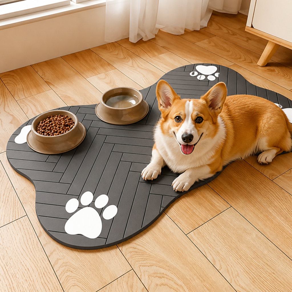 DogBedHouse Absorbent Diatom Mud & Non-Slip Pet Mat (Special Shape)