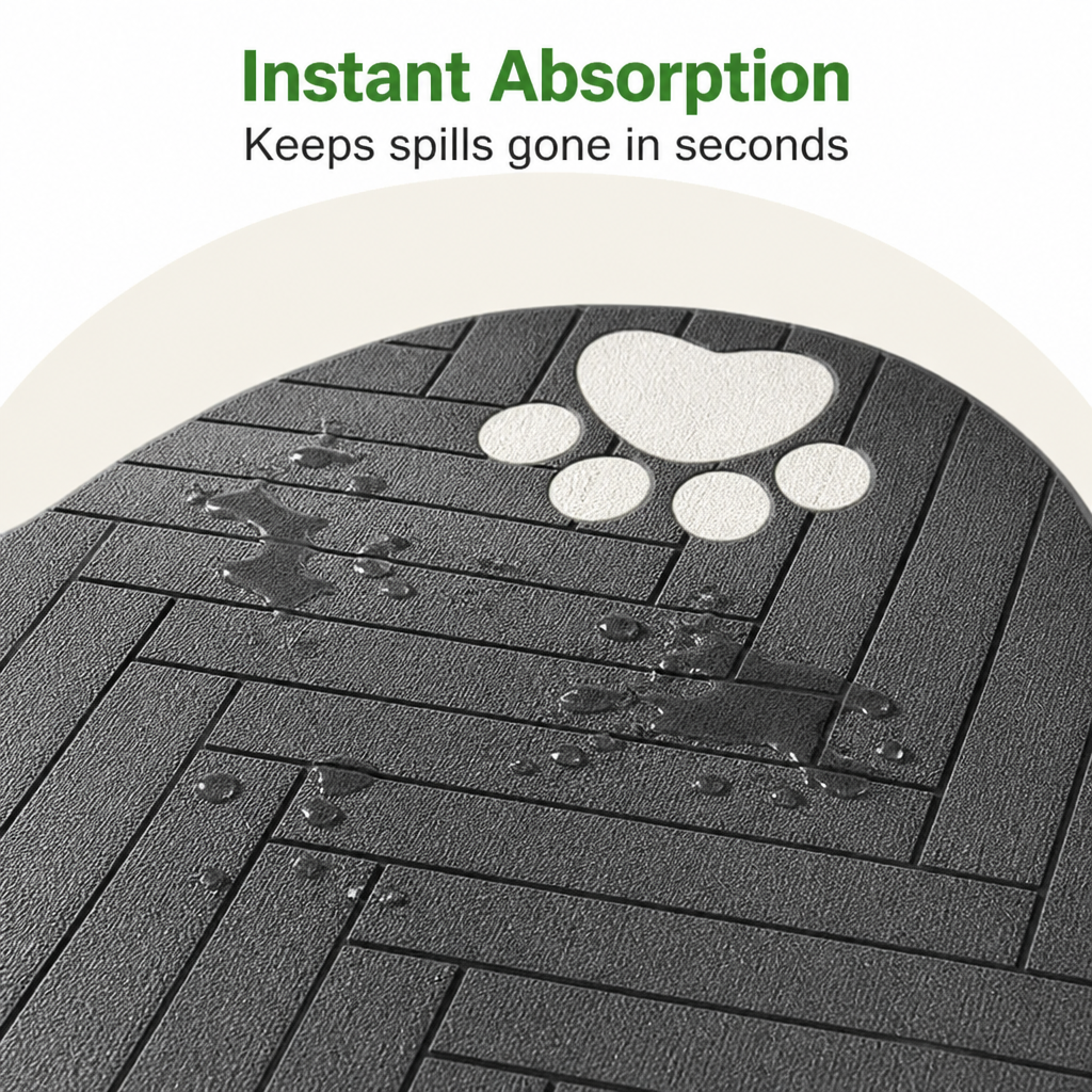 DogBedHouse Absorbent Diatom Mud & Non-Slip Pet Mat (Special Shape)