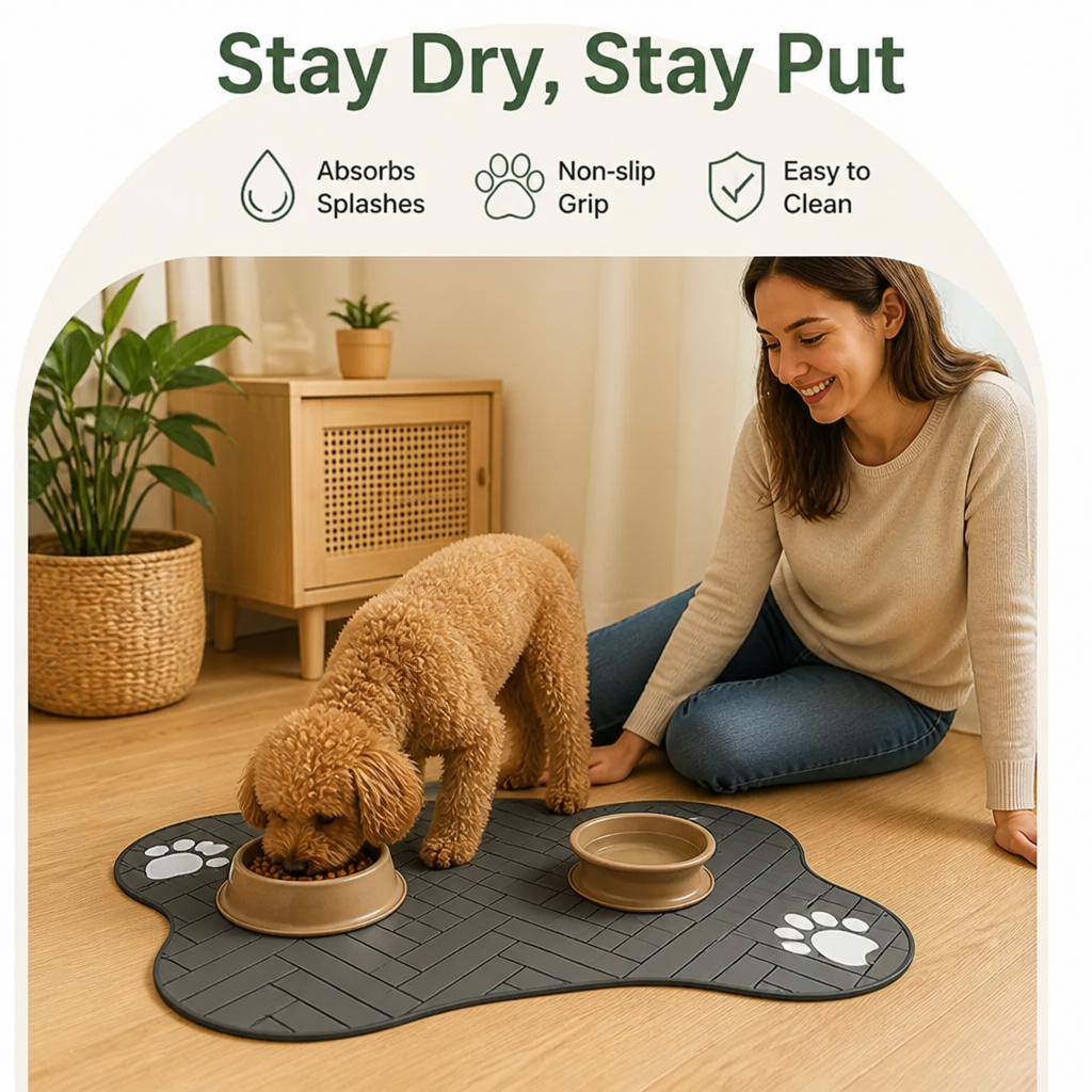 DogBedHouse Absorbent Diatom Mud & Non-Slip Pet Mat (Special Shape)