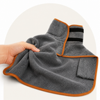 DogBedHouse Absorbent & Quick-Dry Full-Body Pet Bathrobe (Hooded)