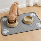 DogBedHouse Absorbent Quick-Dry Non-Slip Pet Feeding Mat