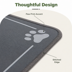 DogBedHouse Absorbent Quick-Dry & Non-Slip Pet Feeding Mat