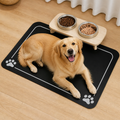 DogBedHouse Absorbent Quick-Dry & Non-Slip Pet Feeding Mat
