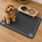 DogBedHouse Absorbent Quick-Dry & Non-Slip Pet Feeding Mat