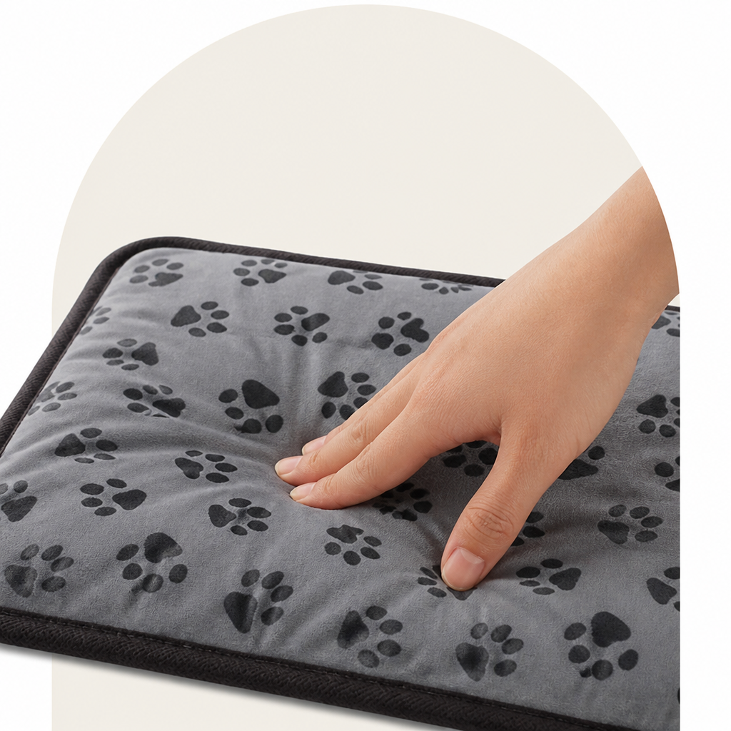 DogBedHouse Adjustable 3-Heat & Waterproof Heated Mat