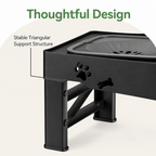 DogBedHouse Adjustable 5-Height Foldable Elevated Pet Feeder
