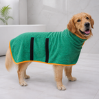 DogBedHouse Adjustable Absorbent Microfiber Pet Bathrobe
